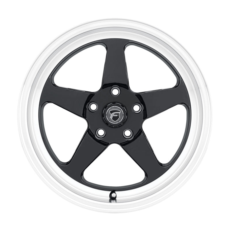 Forgestar F091 15X10 D5 Drag 5X114.3 ET50 BS7.5 Gloss Black w/ Machine Lip 78.1