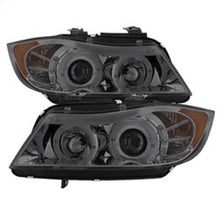 Laden Sie das Bild in den Galerie-Viewer, Spyder BMW E90 3-Series 06-08 Projector LED Halo Amber Reflctr Rplc Bulb Smke PRO-YD-BMWE9005-AM-SM