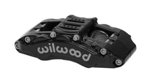 गैलरी व्यूवर में इमेज लोड करें, Wilwood Caliper - AT6 Lug Mount Black 1.75in/1.38in/1.38in Piston .75in Rotor - Left Side