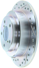 Laden Sie das Bild in den Galerie-Viewer, StopTech Select Sport 98-08 Subaru Forester Slotted and Drilled Right Rear Rotor