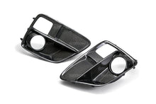 Charger l&#39;image dans la galerie, Seibon 2015+ Subaru Impreza WRX/STi Carbon Fiber Fog Light Surrounds (pair)