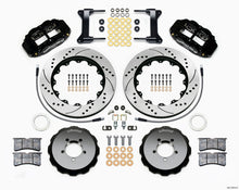 Carica l&#39;immagine nel visualizzatore di Gallery, Wilwood Narrow Superlite 6R Front Hat Kit 14.00in Drilled 1999-2012 Subaru WRX w/Lines