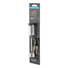 Load image into Gallery viewer, Curt Coupler Lock (1/4in Pin 2-1/2in Latch Span Barbell Chrome)
