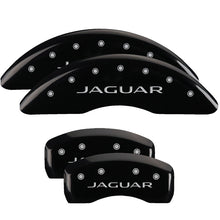 Charger l&#39;image dans la galerie, MGP 4 Caliper Covers Engraved Front &amp; Rear MGP Black Finish Silver Characters 2017 Acura MDX