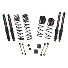 Carica l&#39;immagine nel visualizzatore di Gallery, Skyjacker Diesel 2.5in Dual Rate Long Trvl Sus Lift Kit w/Blk MAX Shocks - 2020 Jeep JL 4WD Rubicon