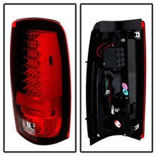 Laden Sie das Bild in den Galerie-Viewer, Spyder Chevy Silverado 1500 03-06 (Not Fit Stepside)LED Tail Lights Red Clear ALT-YD-CS03-LED-RC