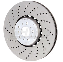 गैलरी व्यूवर में इमेज लोड करें, SHW 18-21 BMW M5 4.4L Left Front Cross-Drilled Lightweight Brake Rotor