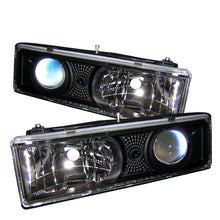 Laden Sie das Bild in den Galerie-Viewer, Spyder Chevy C/K Series 1500 88-99Projector Headlights Blk High 9005 (Not Included) PRO-YD-CCK88-BK