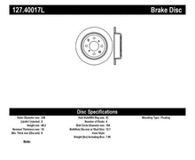 Carica l'immagine nel visualizzatore di Gallery, StopTech 90-96 Acura Integra / 97-01 Integra (Exc. Type R) Slotted &amp; Drilled Left Rear Rotor