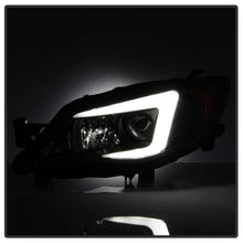 Charger l&#39;image dans la galerie, Spyder Subaru WRX 08-09 Projector Headlights - HID Model Only - Black PRO-YD-SWRX08-HID-LBDRL-BK