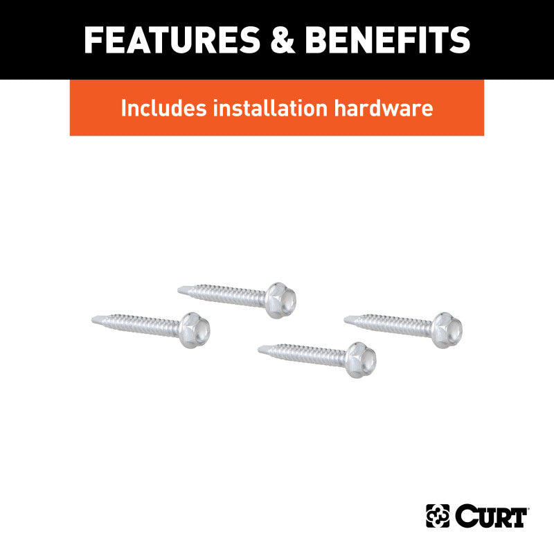 Curt 7-Way Opening Cover Plate for 2020+ Chevrolet/GMC Truck Bed