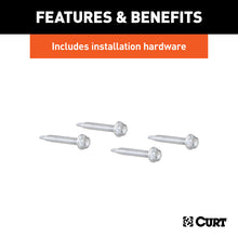 Load image into Gallery viewer, Curt 7-Way Opening Cover Plate for 2020+ Chevrolet/GMC Truck Bed