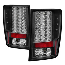 Laden Sie das Bild in den Galerie-Viewer, Spyder Jeep Grand Cherokee 07-10 LED Tail Lights Black ALT-YD-JGC07-LED-BK