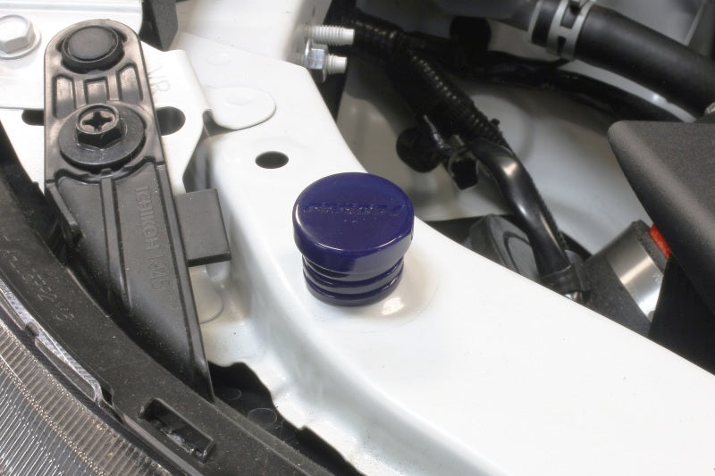 Perrin Performance Adjustable Hood Bumper Set (2pcs) - Blue