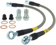 Charger l&#39;image dans la galerie, StopTech 02-08 Audi A4 Quattro Rear Stainless Steel Brake Line Kit