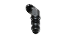 Carica l&#39;immagine nel visualizzatore di Gallery, Vibrant -8AN Bulkhead Adapter 45 Degree Elbow Fitting - Anodized Black Only