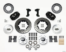 गैलरी व्यूवर में इमेज लोड करें, Wilwood Forged Dynalite Front Kit 11.00in Drilled 74-80 Pinto/Mustang II Disc Spindle only