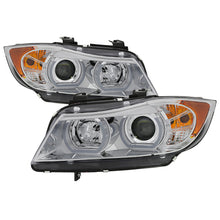 Laden Sie das Bild in den Galerie-Viewer, Spyder BMW E90 3-Series 06-08 4DR V2 Headlights - HID Only - Chrome PRO-YD-BMWE9005V2-AFSHID-C