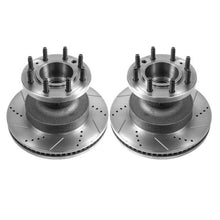 Load image into Gallery viewer, Power Stop 08-19 Ford E-350 Super Duty Front Evolution Drilled &amp; Slotted Rotors - Pair