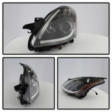 Laden Sie das Bild in den Galerie-Viewer, Spyder Nissan Altima 4Dr 10-12 Projector Headlights Light DRL LED Halo Blk PRO-YD-NA104D-LTDRL-BK