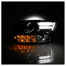 Laden Sie das Bild in den Galerie-Viewer, Spyder Dodge Ram 09-12 Projector Headlights Light Bar DRL Smoke PRO-YD-DR09-LBDRL-SM