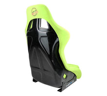Cargar imagen en el visor de la galería, NRG FRP Bucket Seat PRISMA Edition - Large (Neon Green Alcantara/  Pearlized Back)