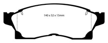Carica l&#39;immagine nel visualizzatore di Gallery, EBC 91-92 Toyota MR2 2.0 Turbo Redstuff Front Brake Pads