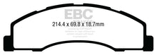 Laden Sie das Bild in den Galerie-Viewer, EBC 08+ Ford Econoline E150 4.6 Greenstuff Front Brake Pads