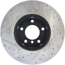 Laden Sie das Bild in den Galerie-Viewer, StopTech 9/07-09 BMW 328 Slotted &amp; Drilled Left Front Rotor
