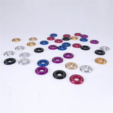 Carica l'immagine nel visualizzatore di Gallery, Skunk2 Large Fender Black Anodized Washer Kit (6 Pcs.)