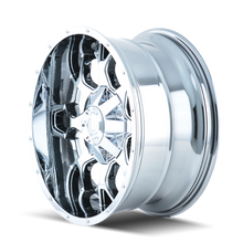 Cargar imagen en el visor de la galería, Mayhem 8015 Warrior 20x10 / 6x135 BP / -25mm Offset / 106mm Hub Chrome Wheel