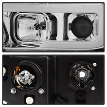 Carica l&#39;immagine nel visualizzatore di Gallery, Spyder 07-13 Toyota Tundra V2 Light Bar DRL Projector Headlights - Chrome (PRO-YD-TTU07V2-LB-C)