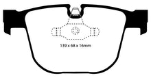 गैलरी व्यूवर में इमेज लोड करें, EBC 08-10 BMW M3 4.0 (E90) Yellowstuff Rear Brake Pads