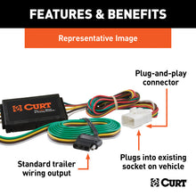 Load image into Gallery viewer, Curt 05-10 Kia Sportage Custom Wiring Connector (4-Way Flat Output)
