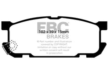 Laden Sie das Bild in den Galerie-Viewer, EBC 01-03 Mazda Miata MX5 1.8 (Sports Suspension) Ultimax2 Rear Brake Pads