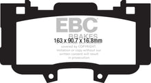 गैलरी व्यूवर में इमेज लोड करें, EBC 15+ Ford Mustang 2.3 Turbo Performance Pkg Yellowstuff Front Brake Pads