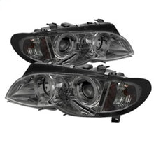 Carica l&#39;immagine nel visualizzatore di Gallery, Spyder BMW E46 3-Series 02-05 4DR Projector Headlights 1PC LED Halo Smke PRO-YD-BMWE4602-4D-AM-SM