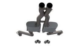 QTP 15-18 Dodge Challenger 6.2L/6.4L 304SS Screamer Cat-Back Exhaust w/3in Tips