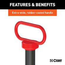 Load image into Gallery viewer, Curt 1in Clevis Pin w/Handle and Clip
