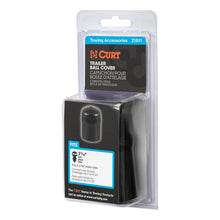 Carica l&#39;immagine nel visualizzatore di Gallery, Curt Trailer Ball Cover (Fits 2-5/16in Balls Black Rubber Packaged)