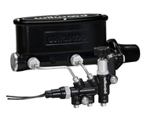 गैलरी व्यूवर में इमेज लोड करें, Wilwood HV Tandem M/C Kit w L/H Bracket &amp; Prop Valve - 1 1/8in Bore Black