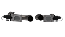 Cargar imagen en el visor de la galería, QTP 11-18 Dodge Challenger/Charger 5.7L 2.5in 304SS Aggressor Cutout Dual Mid Pipes