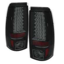 Carica l&#39;immagine nel visualizzatore di Gallery, Spyder Chevy Silverado 1500 99-02 (Not Fit Stepside) LED Tail Lights Blk Smke ALT-YD-CS99-LED-BSM