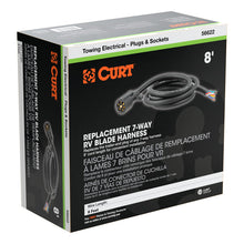Load image into Gallery viewer, Curt 8ft Replacement 7-Way RV Blade Harness (Trailer Side Packaged)