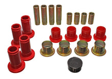 गैलरी व्यूवर में इमेज लोड करें, Energy Suspension 94-01 Ram 1500 / 94-02 Ram 2500/3500 2WD Red Front Control Arm Bushing Set