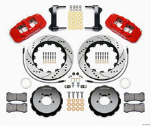 गैलरी व्यूवर में इमेज लोड करें, Wilwood AERO6 Front Hat Kit 14.00 Drilled Red 1999-2012 Subaru WRX w/Lines