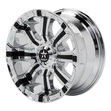 Carica l'immagine nel visualizzatore di Gallery, RBP 94R 20x10 6x135/139.7 BP / 4.5 BS / -25mm Offset 87mm CB Chrome w/Black Inserts Wheel