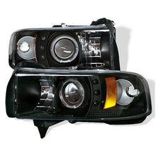 गैलरी व्यूवर में इमेज लोड करें, Spyder Dodge Ram 1500 94-01 94-02 Projector Headlights CCFL Halo LED Blk PRO-YD-DR94-CCFL-BK