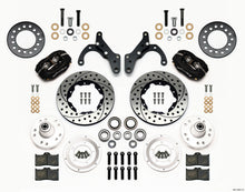 गैलरी व्यूवर में इमेज लोड करें, Wilwood Forged Dynalite Front Kit 11.00in Drilled 65-68 Chevy Impala -Drum Spindle