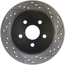 Charger l&#39;image dans la galerie, StopTech 03-09 Chrysler PTCruiser Tur / 03-05 Dodge Neon SRT-4 Rear Left Slotted &amp; Drilled Rotor